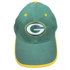 Vtg? Green Bay Packers Hat Cap Snap Black Green NFL Football Twins Enterprise